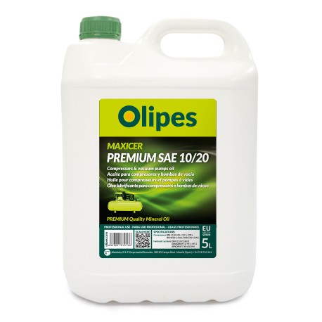 Óleo compressor SAE 10, SAE 20, ISO 46 Maxicer Premium 10/20