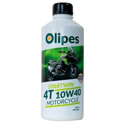 Startwin 4T 10W40 Moto, huile lubrifiante multigrade formulée avec des bases synthétiques d