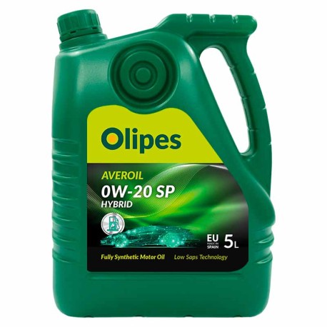 AVEROIL 0W-20 HYBRID SP | Aceite sintético para motores híbridos, gasolina y gas