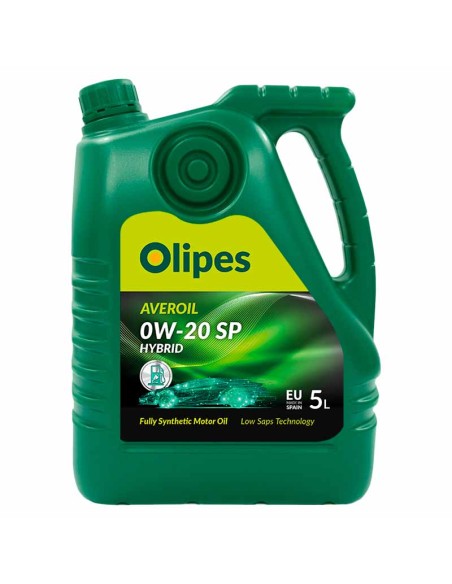AVEROIL 0W-20 HYBRID SP | Aceite sintético para motores híbridos, gasolina y gas