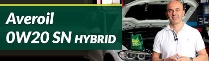 Averoil 0W20 SN Hybrid. Extend the life of your hybrid vehicle.