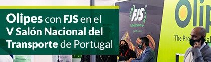 Olipes en el V Salón Nacional del Transporte de Portugal con FJS